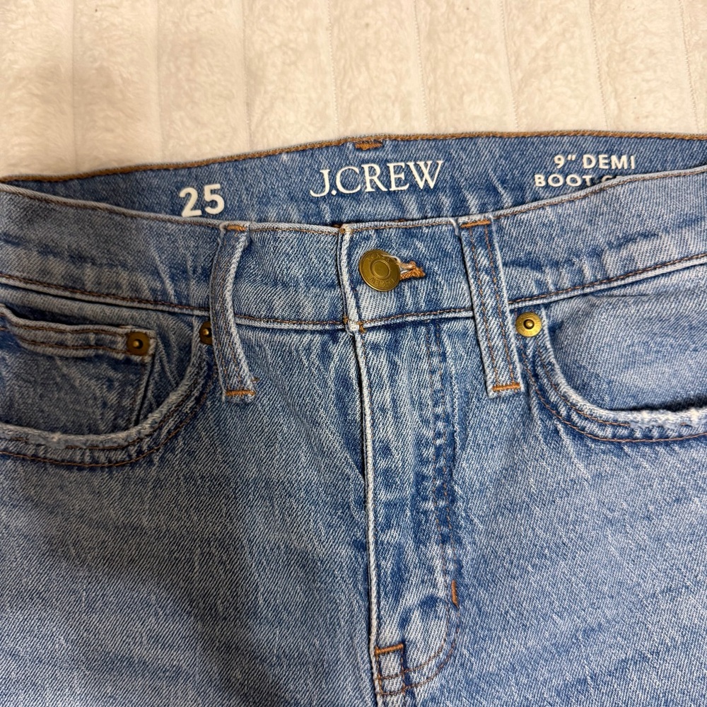 J. Crew Light Blue Straight Leg Jeans - Picture 3 of 4